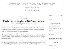 Tablet Screenshot of coolbrushdesign.com